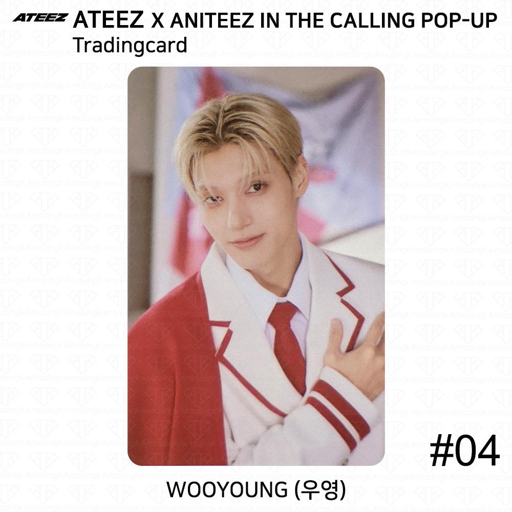 ATEEZ X ANITEEZ IN THE CALLING POP-UP Unitate Carte de Colecție MD KPOP K-POP Seonghwa