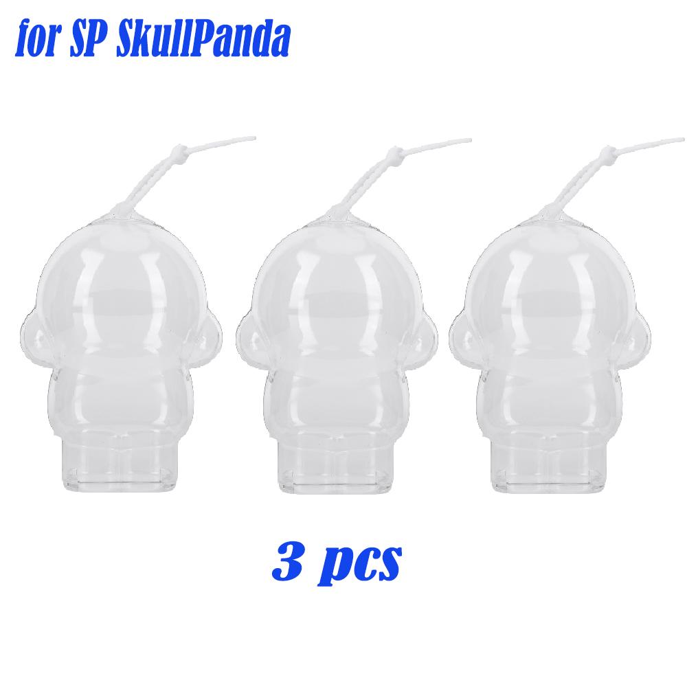 Schutzhülle für Sp Skullpanda Puppe Transparenter Tragbarer Organizer Aufbewahrungskoffer Staubschutzabdeckung Mit Silikonband