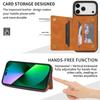 For iPhone 17 Pro Case Line Imprinted Color Splicing Leather Phone Cover
