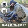 Mushroom Foraging Bag Mesh Outdoors Mushroom Hunting Pouch with Adjustable Shoulder Strap Multipurpose Harvesting Bag