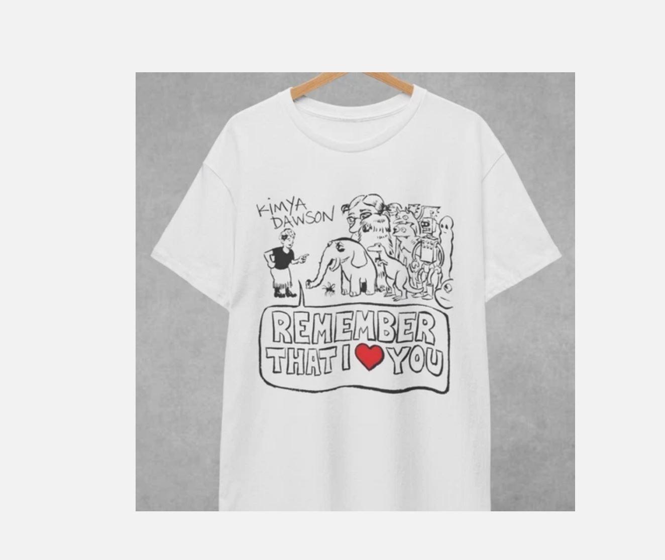 Kimya Dawson Remember That I Love You Album Graphic T Shirt XXXL