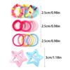 780-1800 Stück bunte Haarbänder Set Nylon elastische Haargummis Pferdeschwanzhalter Scrunchie Gummiband Kinder Baby Mädchen Haarschmuck