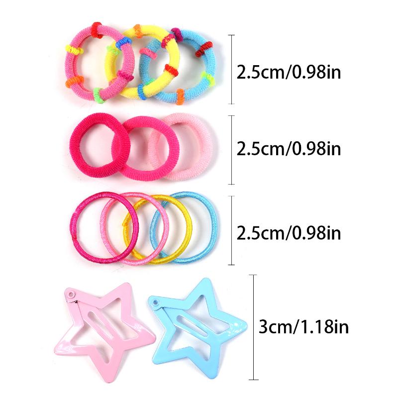 780-1800Pcs Colorful Hair Bands Set Nylon Ealstic Hair Ties Ponytail Hold Scrunchie Rubber Band Kid Baby Girls Hair Accessories