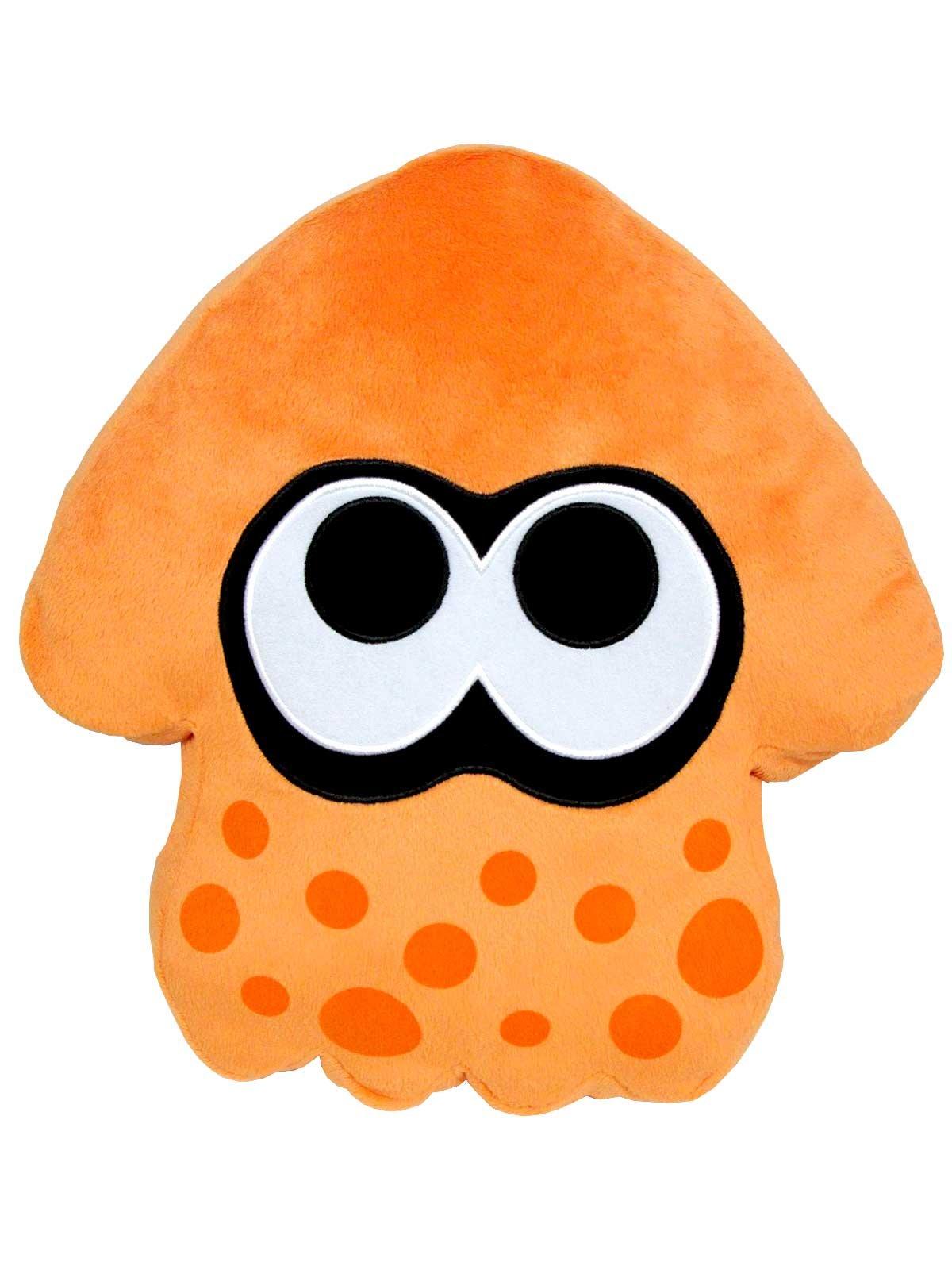 Splatoon Squid 35cm Orange Cushion, Tall, оранжевый