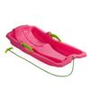 Plastic Sled with Brakes Pink