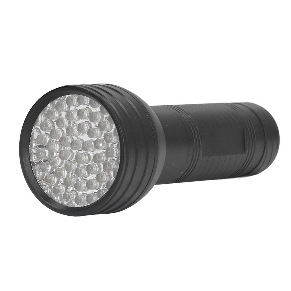UV Flashlight 51 LED 395nm Waterproof Large Irradiation Range Excellent Performance Fluorescent Detection Supplies