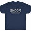 Unisex Shirt Cotton Oversize Large Size ENCOM TECHNOLOGY T-Shirt Flynn Lives TRON Arcade Video Games