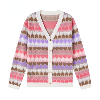 Fall Winter Women Cardigan Vintage Elegant Luxury Handmade Embroidery Mori Girls Sweet Knitted Wool Sweater Cardigan C-173