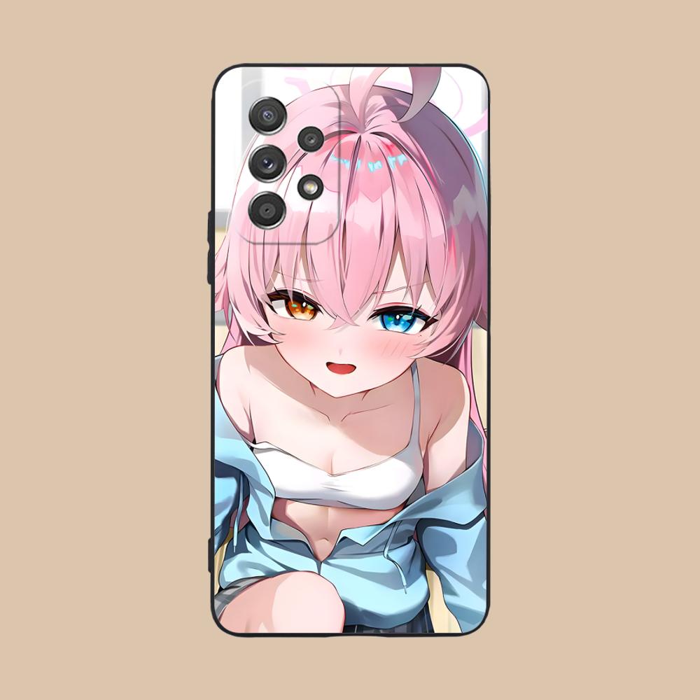 Blue Archive Takahashi Hoshino Matte Mobile Phone Case for Samsung Galaxy M55 54 42 35 34 33 32 23 22 15 14 13 12 F55 5G Galaxy M55