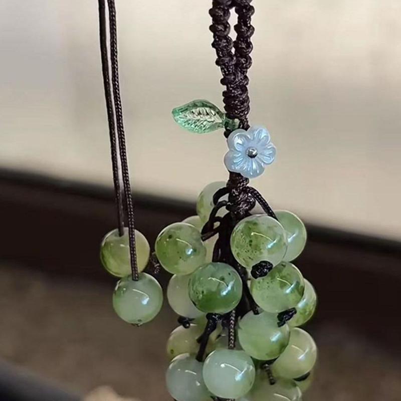 Grape Pendant Lily Of The Valley Diy Craft Kit Fresh And Cute Phone Charm Bag Charm Creative Keychain