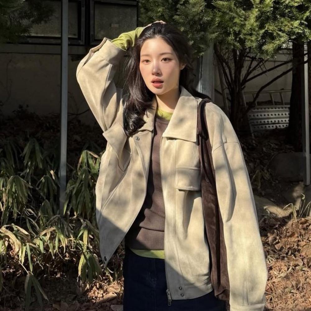 On On Suede Bomber Jacket Nel6xm801 97 SAND/S_01