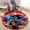 Adventure Animation Masters of the Universe Round Carpet and Rug Cartoon He-Man Pattern Home Decor Anti-slip Mat Yoga