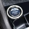 1pc Car Engine Start Stop Button Ring Artificial Diamond Car Interior Decor Accessories