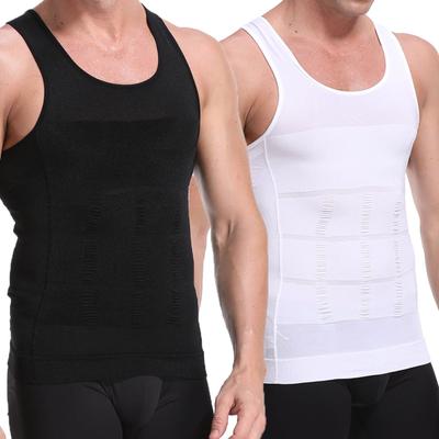 Erkekler Zayıflama Vücut Şekillendirici Erkek Sıkıştırma Gömlek Shapewear Tank Top