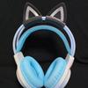 2 st kattöronhörlurar Dekorerade Avtagbar Stereoheadset-dekoration Fäste för hjälm