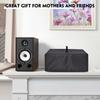 Retro Bluetooth-compatible Record Player Dust Cover PVC Protective Case With Handle For Vintaged Auditory Equipment Storage