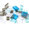4215 87543 Transparent Panel Glass House MOC City Bricks Parts 1x2 1x4 Window Frame Building Blocks Construction Compatible Toy