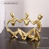 Set de 3 Ornamente Miniaturale Moderne Minimaliste pentru Decor Acasă și Birou