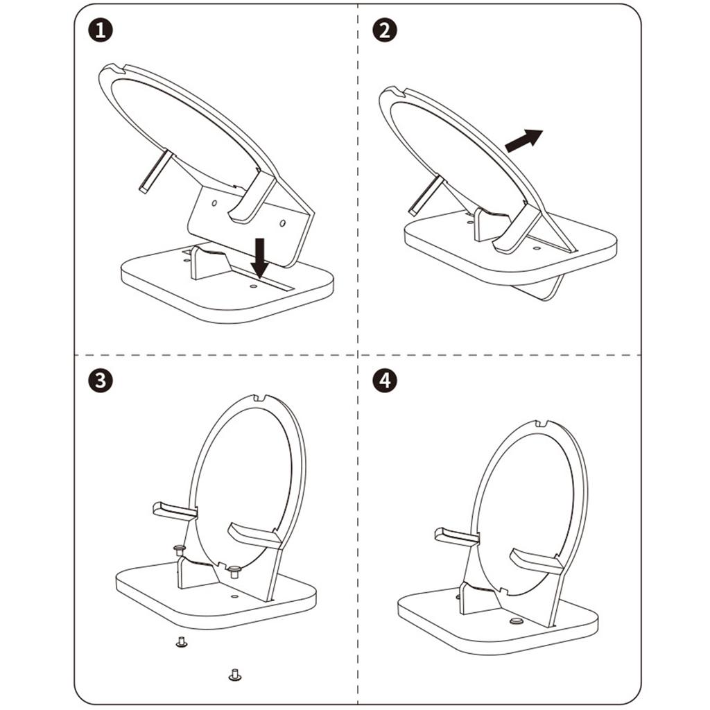 Spesialdesign Sterk Høyttalerfeste Slitesterke Stativer for Beoplay A1/Beosound A1 2. Høyttaler Skrivebordsfester Feste