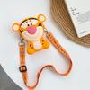Mickey Mouse New Coin Purse Wallet Minnie Shoulder Messenger Bag Cute Card Bag Cartoon Silicone Storage Bag Fashion