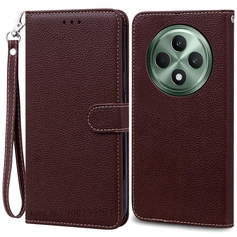 For Oppo Reno 12 FS 5G Etui Lommebok Lær Flip Cover For Oppo Reno 12F Etui Reno 12FS 12 F Reno12F Reno12 Fs Telefonetui Fundas