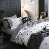 Heart Print Duvet Cover Set King Size Reversible Bedding Set Microfiber Modern 1 Quilt Cover Zipper Closure with 2 Pillowcases