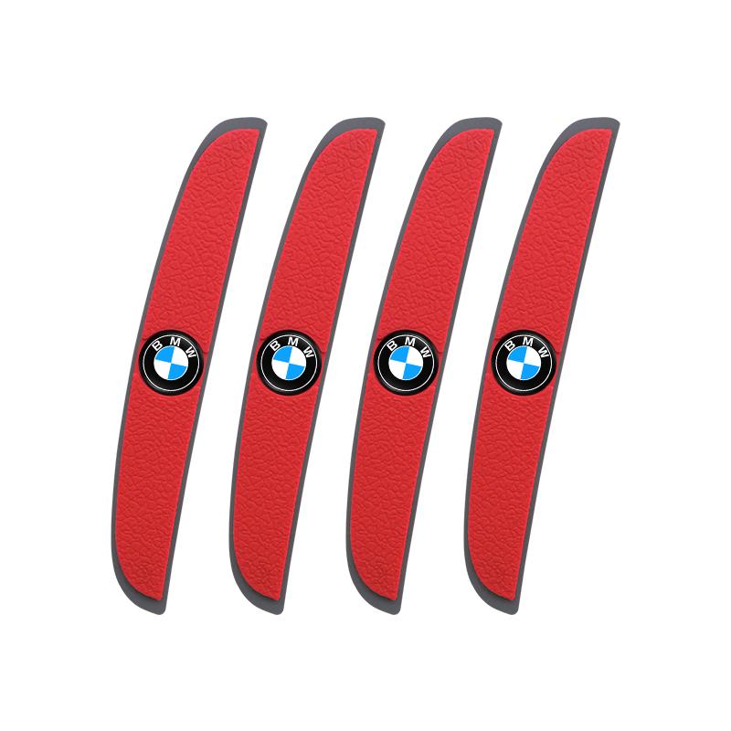 4Pcs Rubber Car Door Anti Collision Strip Rearview Mirror Protector Stickers For BMW Performance E46 E60 E90 E39 E87 E36 E92 rlzh86