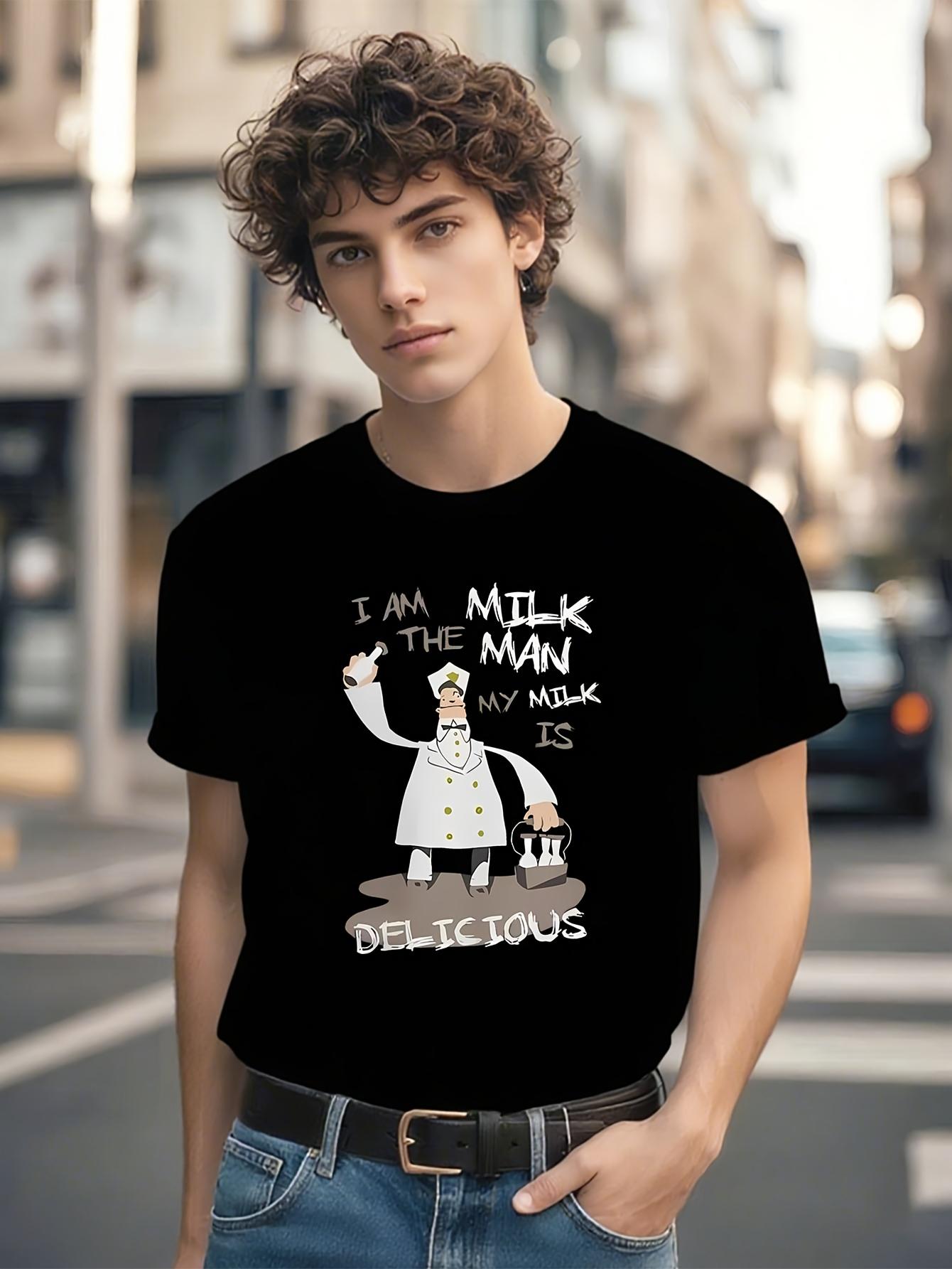 Vintage Milkman Graphic Tshirt Graphic Tshirt - I Am Milk... S