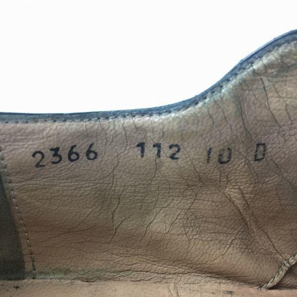 Salvatore Ferragamo Semi Brogue Business Shoes Black Size 10D 27.5-28.0 Men's(USED)