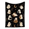 Halloween Throw Blanket Single-Sided Print Decor 70 cm for Bed Sofa