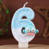 Ugly Fish Cartoon Number Birthday Candle Cake Decoration Holiday Birthday Celebration Handmade Candle 0-9diy