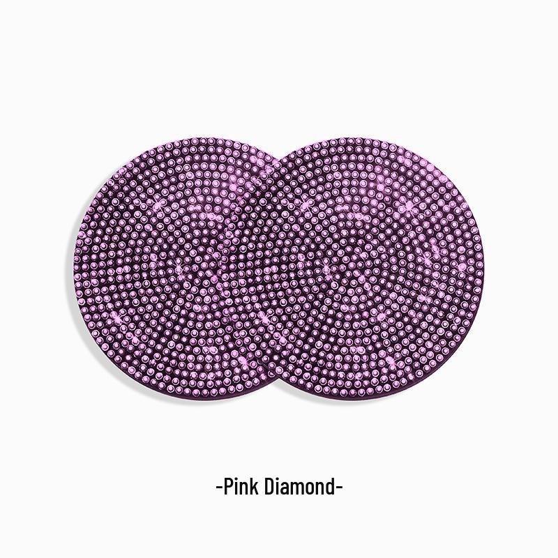 Podložka pod nápoj do auta s kamínky a krystaly: Protiskluzová, vodotěsná silikonová podložka pro izolaci hrnků