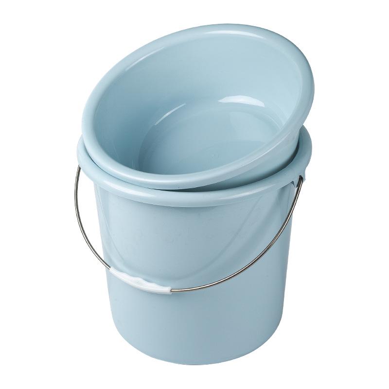 Back-to-School Essentials: Two-Piece Multi-Functional Thickened Washbasin and Handheld Plastic Water Bucket