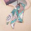 Korean Style Multifunctional Scarf: Long Ribbon Belt, Decorative Tie, Bag Accessory, Streamer, Customizable Headband for Women.
