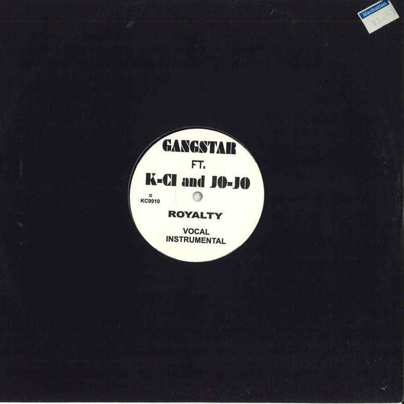 

12-дюймовая пластинка GANGSTAR Work KC9910 NOT ON LABEL 1998 US Rap HipHopRB Б/у