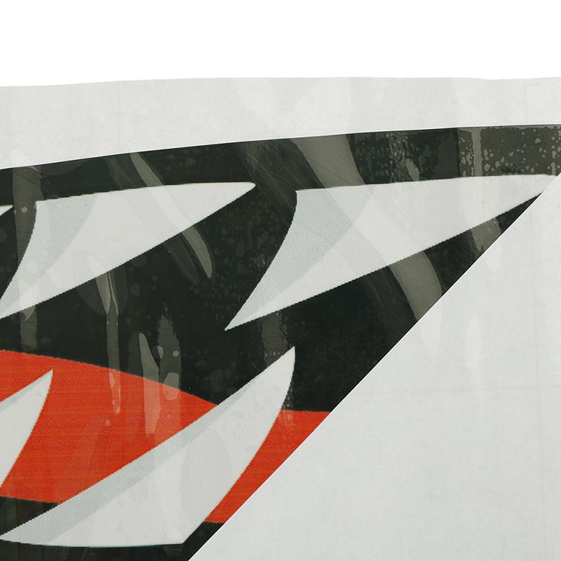 2 Pcs Shark Teeth Vinyl Decal Stickers For Dinghy Boat Kayak Canoe