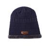 Winter Knitted Fleece-Lined Hat & Scarf Set for Men, Women & Kids - Thick Wool Parent-Child Cap