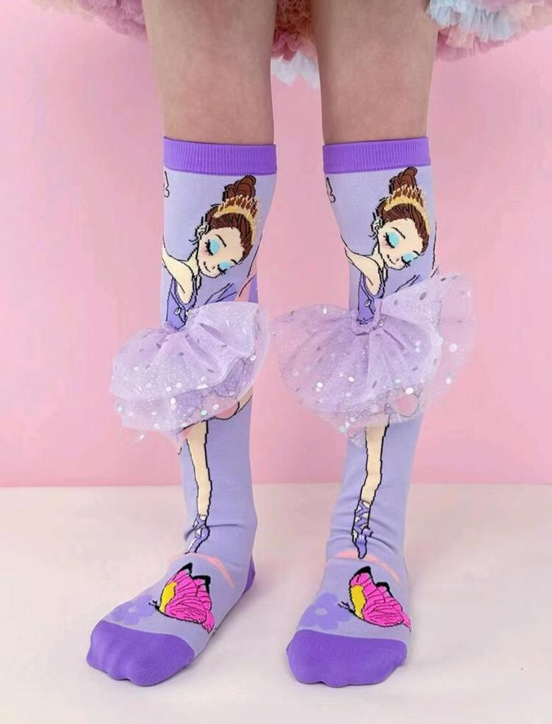3D Cute Kids' Mid-Calf Socks - Mickey, Minnie & Rabbit Designs