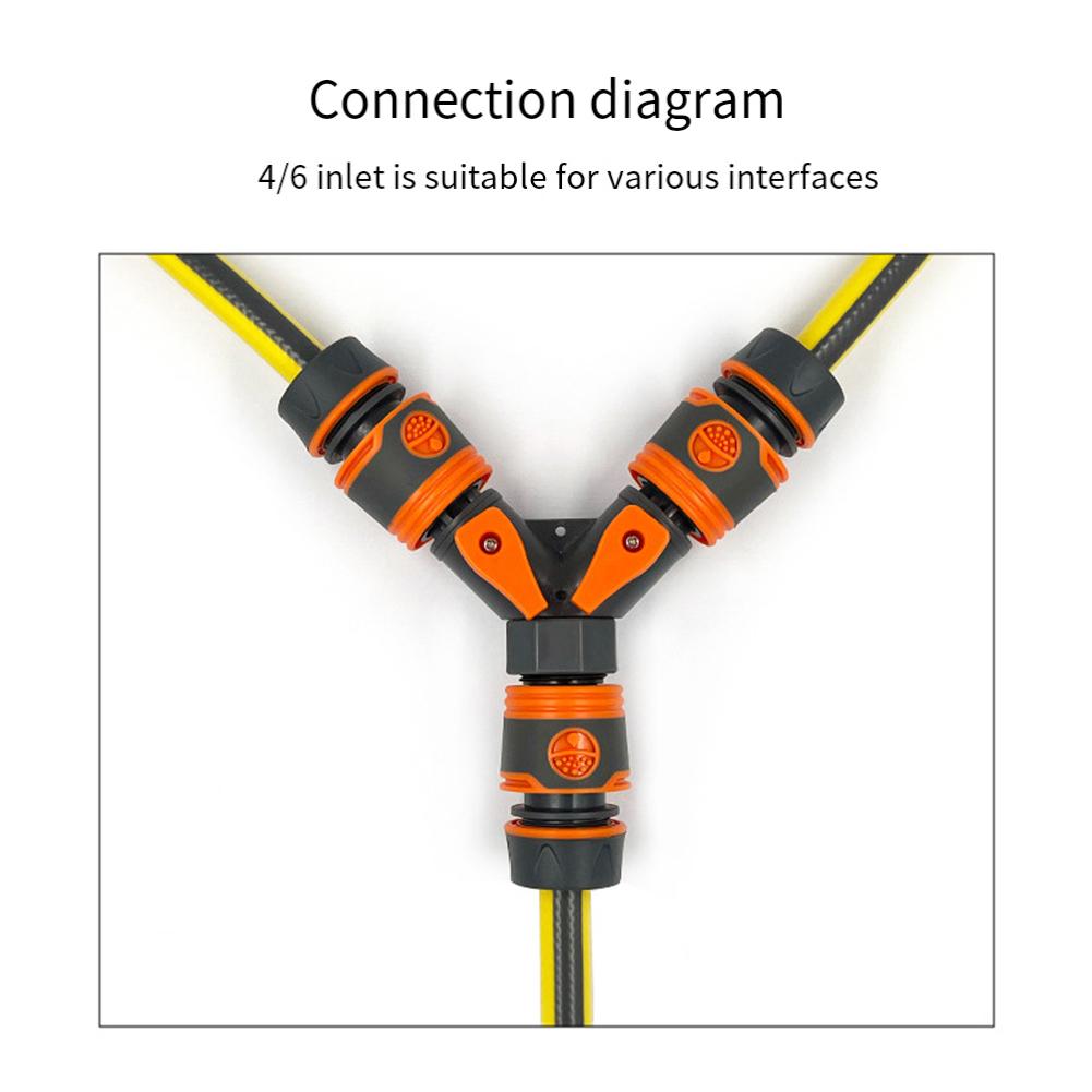 

3/4 Inch Y-Type Ball Valve Hose Adapter With 16mm Nipple Quick Connector For Outdoor Watering For Garden Irrigation System China Mainland