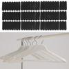 200 Pcs Anti Slip Silicone Grips For Wooden Hangers Non Skid Strips Clothes Rack Sticker Travel Hanger Clothing Display Holder