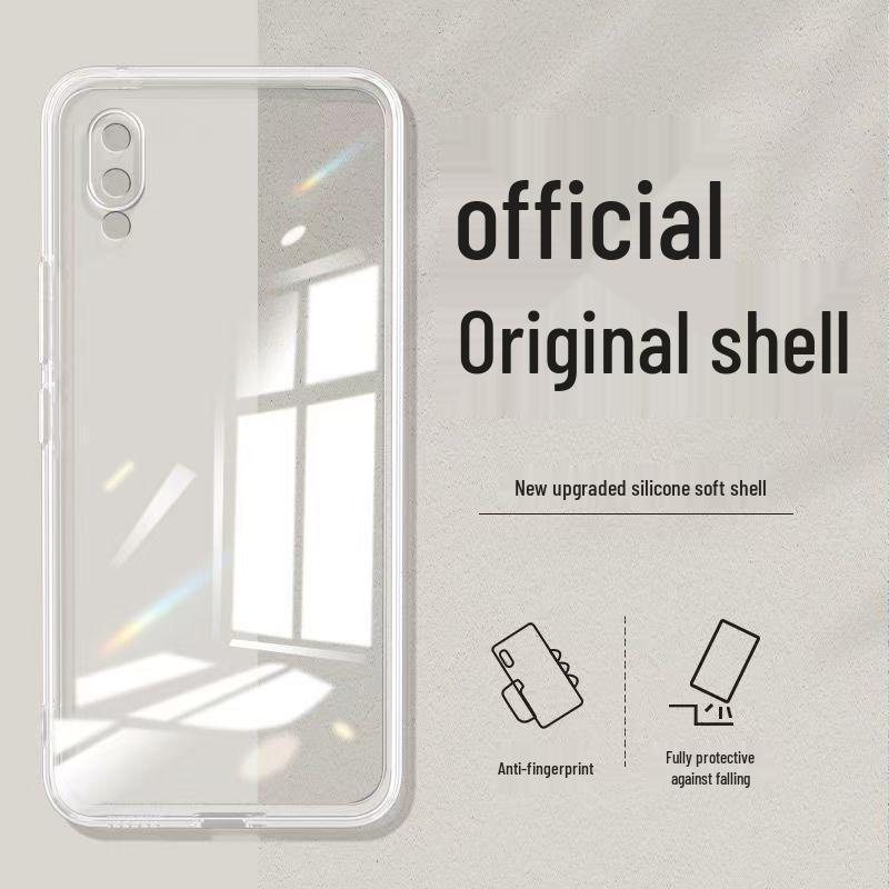 Huawei Enjoy 9 Solid Color Liquid Full Coverage Anti-drop Soft Phone Case