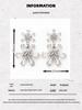 High-End Crystal Flower Stud Earrings: Elegant, Luxurious, Versatile for Any Occasion