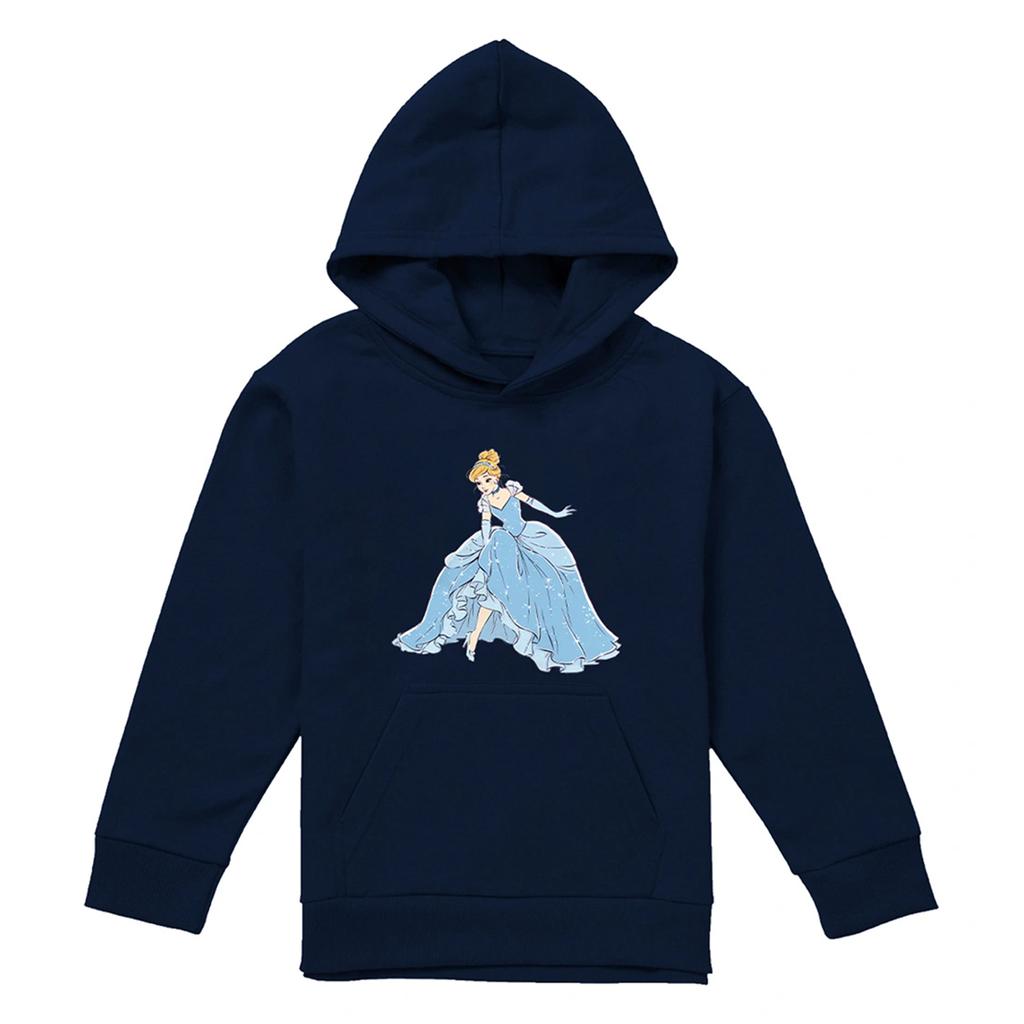 Cinderella Kinder/Kinder Glitzernder Hoodie