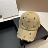 Apparel Accessories Creative Colorful Rhinestones Baseball Cap Cotton Solid Color Sunscreen Hat Fashion Korean Sun Hat Street