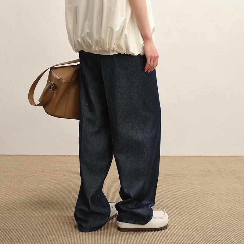 LESS 2025 Autumn Collection Straight-Leg Denim Pants