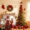 Christmas Snowman Figurines New Christmas Decorations Snowman Christmas Tree Star Ornaments Christmas Decor Top Items Home T7P8