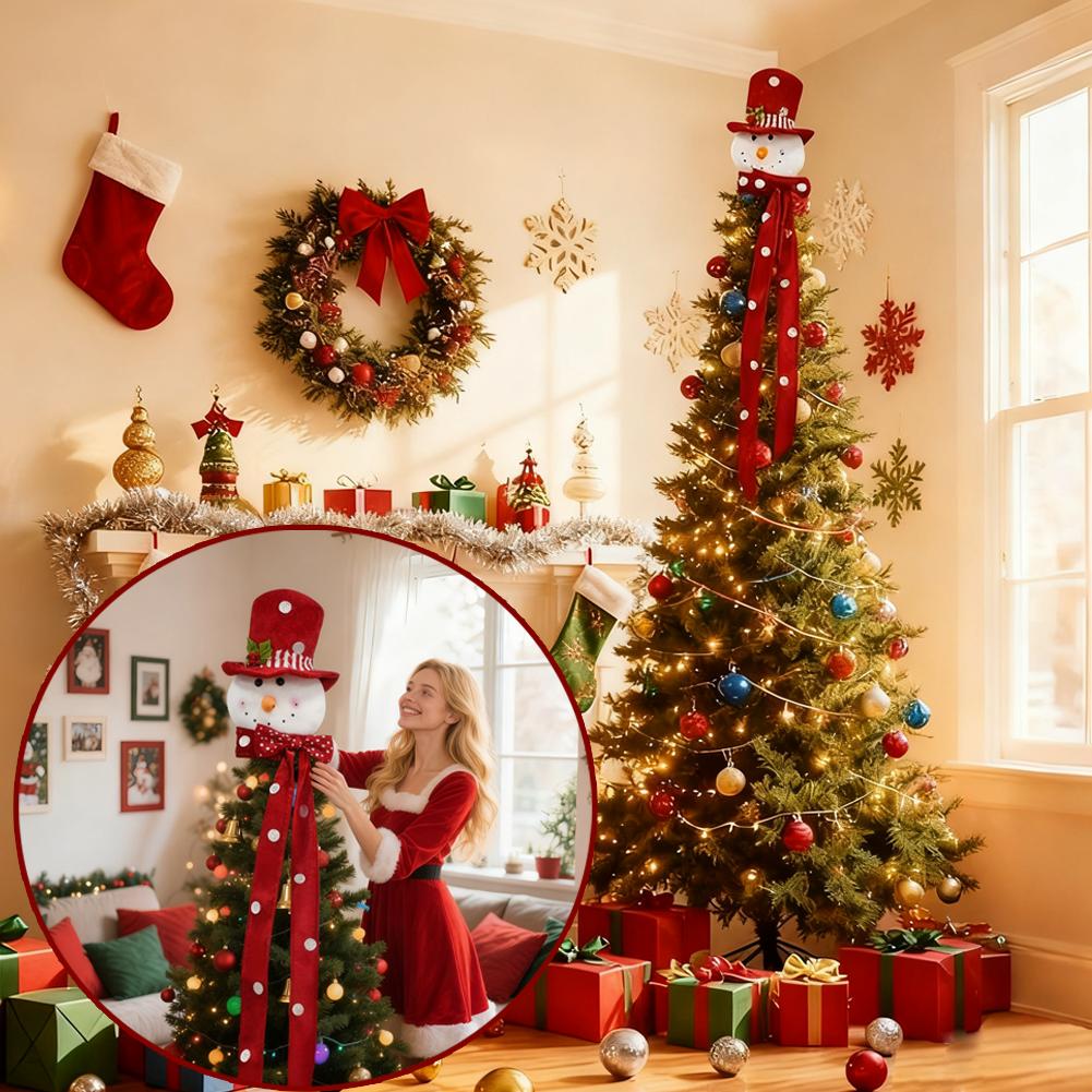 Christmas Snowman Figurines New Christmas Decorations Snowman Christmas Tree Star Ornaments Christmas Decor Top Items Home T7P8