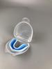 Mouthpiece Mouth Guard with Case for Muscle Martial 2 Colors Karate, Boxing, Training, Sports, Arts, Exercise, (Blue/White)