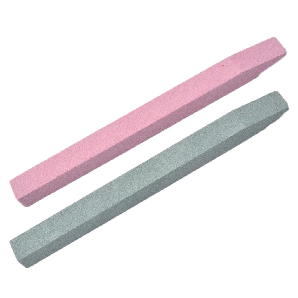 Pack of 2 Nail Files Handheld Manicure Pedicure Tips Buffer Fingernail Toenail Beauty Practice Grinding Blocks Tools