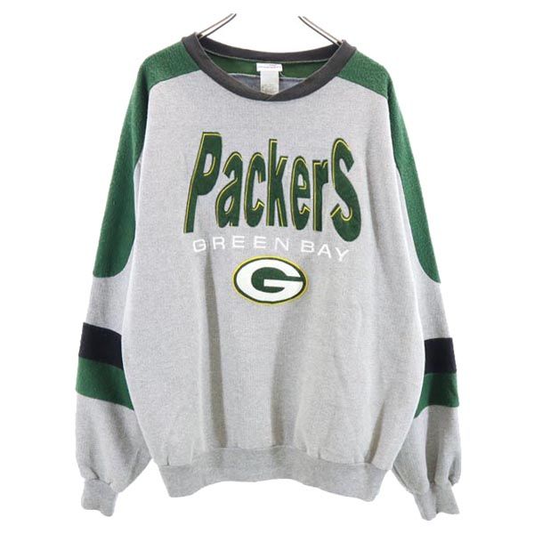 

CHALK LINE JERZEES Jerseys Green Bay Packers logo embroidery Long sleeve T-shirt Men s Used